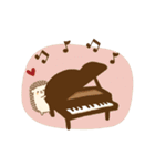 ピアノ＊可愛い＊ハリネズミ♡使える敬語（個別スタンプ：40）