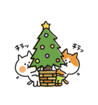 【冬】ゆるゆるニャンコの敬語メッセージ（個別スタンプ：34）