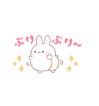 おもちうさぎの飛び出す年賀スタンプ（個別スタンプ：15）