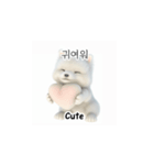 サモエド韓国語 xK0（個別スタンプ：8）