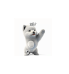 サモエド韓国語 xK0（個別スタンプ：18）