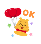 くまのプーさんbyみふねたかし（個別スタンプ：3）