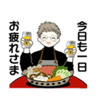ベビーフェイスのシニアちゃん15♡優しい冬（個別スタンプ：24）