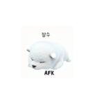 サモエド韓国語 Gl_（個別スタンプ：13）