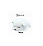 サモエド韓国語 Gl_（個別スタンプ：16）