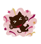 【敬語】大人の黒ねこ×くすみWinter（個別スタンプ：31）