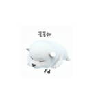 サモエド韓国語 Ynf（個別スタンプ：35）