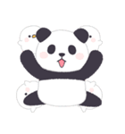 飛び出す！もふもふパンダンミニの年末年始（個別スタンプ：12）