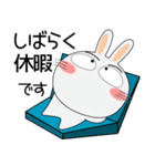 新年も、うさぎサン（個別スタンプ：24）