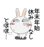 新年も、うさぎサン（個別スタンプ：25）