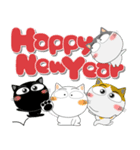 年末年始も、猫三昧（個別スタンプ：5）