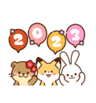 コツメカワウソ♡2023年お正月（年末年始）（個別スタンプ：6）