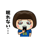 日本を応援するサッカー女子 ゼッケン93番（個別スタンプ：23）