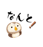 ふわふわフクロウの日常会話☆（個別スタンプ：5）