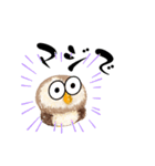 ふわふわフクロウの日常会話☆（個別スタンプ：19）