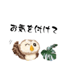 ふわふわフクロウの日常会話☆（個別スタンプ：32）
