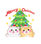 4匹のぽちゃりねこ「冬」【修正版】（個別スタンプ：27）