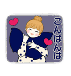 キュートなお団子ちゃん 8 ♡ 冬(改訂版）（個別スタンプ：3）