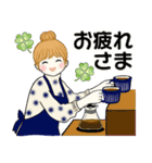 キュートなお団子ちゃん 8 ♡ 冬(改訂版）（個別スタンプ：21）