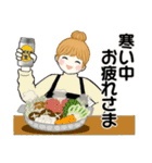 キュートなお団子ちゃん 8 ♡ 冬(改訂版）（個別スタンプ：22）