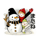キュートなお団子ちゃん 8 ♡ 冬(改訂版）（個別スタンプ：35）