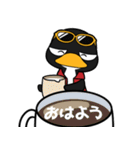 飛び出すペンギン☆毎日使える①（個別スタンプ：1）