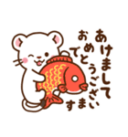 オコジョ♡お正月（年末年始）【再販】（個別スタンプ：5）