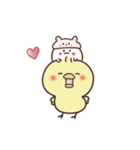 動く！まるいやつらとトリさんの冬（個別スタンプ：24）