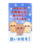 【BIG】トイプードルのお正月【改訂版】（個別スタンプ：9）