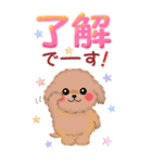 【BIG】トイプードルのお正月【改訂版】（個別スタンプ：24）