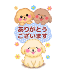 【BIG】トイプードルのお正月【改訂版】（個別スタンプ：25）