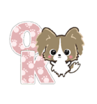もふもふパピヨン♡年中使える（個別スタンプ：2）