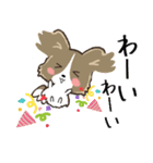 もふもふパピヨン♡年中使える（個別スタンプ：20）