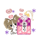 もふもふパピヨン♡年中使える（個別スタンプ：26）