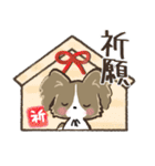もふもふパピヨン♡年中使える（個別スタンプ：27）