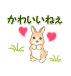 ふわふわ子ウサギ 毎日＆年末年始（個別スタンプ：24）