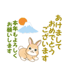 ふわふわ子ウサギ 毎日＆年末年始（個別スタンプ：38）