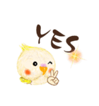 ふわふわオカメインコ日常会話☆（個別スタンプ：35）