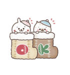 動く！おひとよしウサぴょんの冬（個別スタンプ：2）
