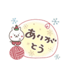 動く！おひとよしウサぴょんの冬（個別スタンプ：5）