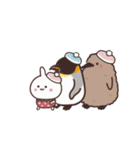 動く！おひとよしウサぴょんの冬（個別スタンプ：6）