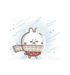 動く！おひとよしウサぴょんの冬（個別スタンプ：21）