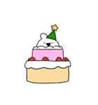 すこぶる動くウサギ【冬3】（個別スタンプ：7）