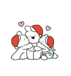 すこぶる動くウサギ【冬3】（個別スタンプ：8）