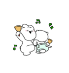 すこぶる動くウサギ【冬3】（個別スタンプ：9）