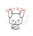 冬*年末年始❄️白うさぎちゃん（個別スタンプ：13）