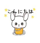 冬*年末年始❄️白うさぎちゃん（個別スタンプ：16）