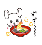 冬*年末年始❄️白うさぎちゃん（個別スタンプ：35）