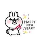 うさぎさん◎年末年始あいさつ #2023（個別スタンプ：8）