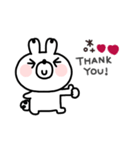うさぎさん◎年末年始あいさつ #2023（個別スタンプ：34）
